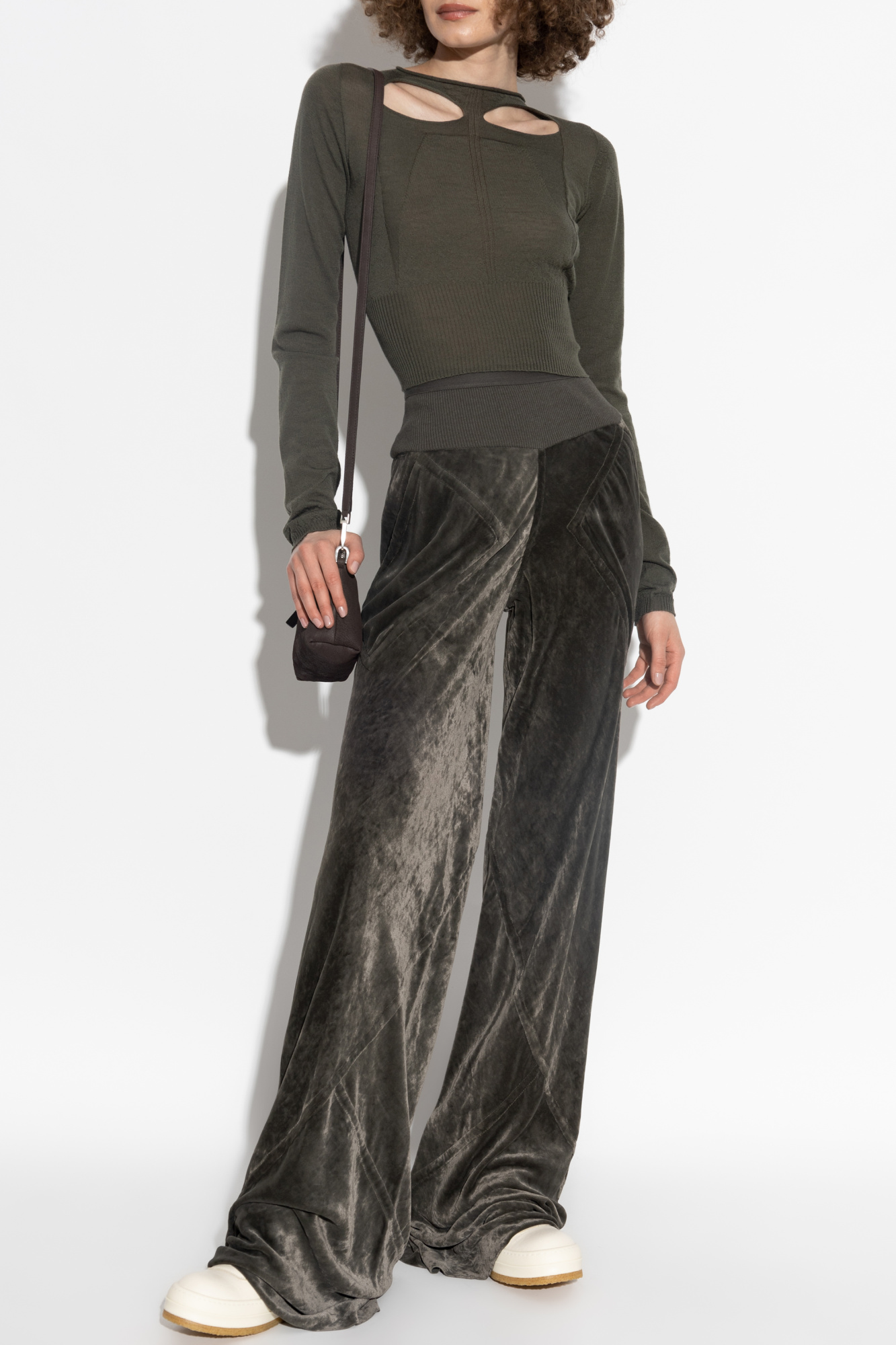 アウターその他 RICK OWENS Women Outer RP01E7737SCH 15 GREEN RICK OWENS STORE NEW YORK | FW23 LUXOR ALICE STROBE SHIRT IN